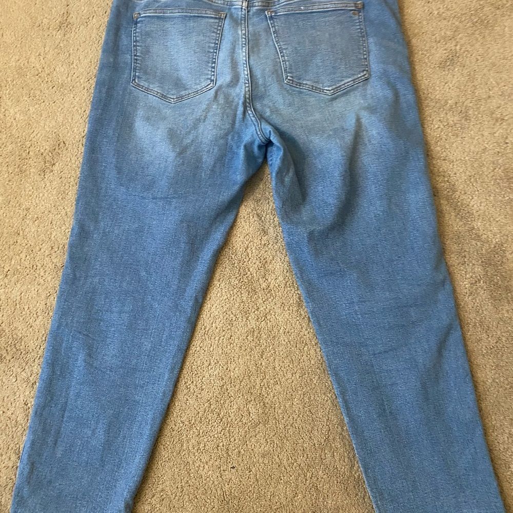 Madewell Classic Light Blue Cropped Straight-Leg Jeans Women’s Size 32 - Picture 6 of 6